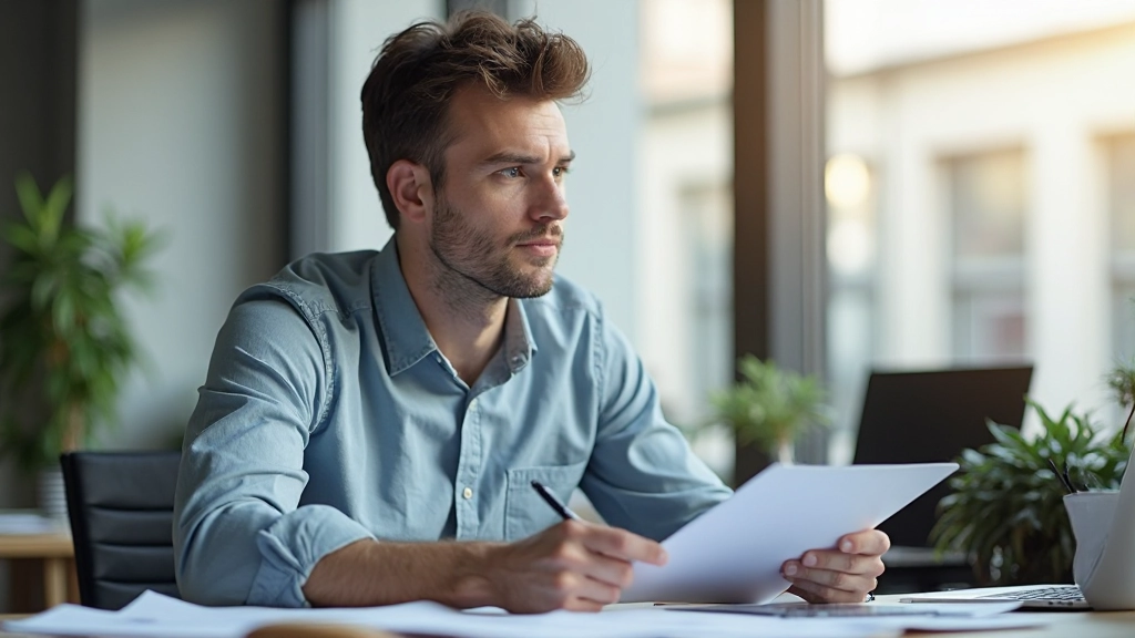 Iemand werkt aan persoonlijke ontwikkelingsdoelen op een modern werkbureau met aantekeningen en planning